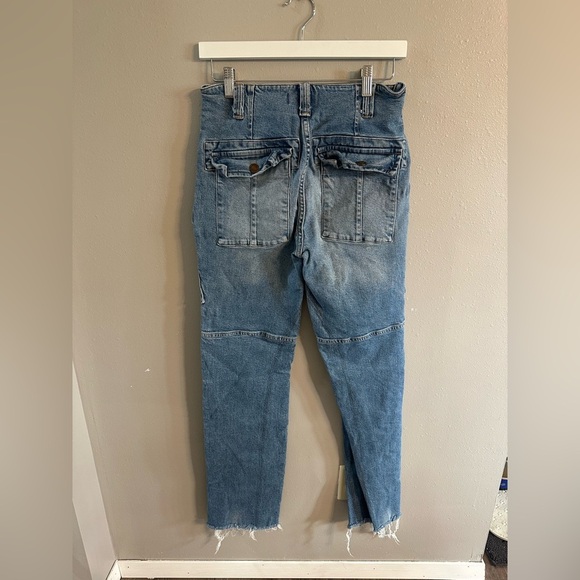 Free People Dream Maker Relaxed Mid Rise Jeans - Picture 5 of 6